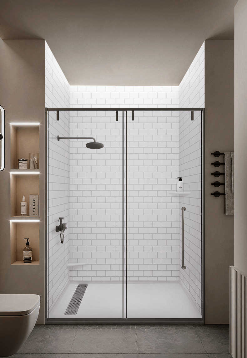 AS15 Backsplash Pattern Cultured Marble Shower Wall Panel